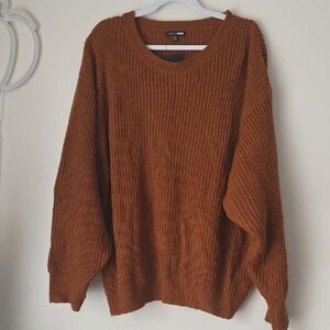 Fashion Nova Rust Knit Sweater